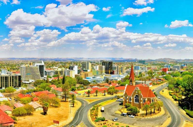 Windhoek—the capital of Namibia