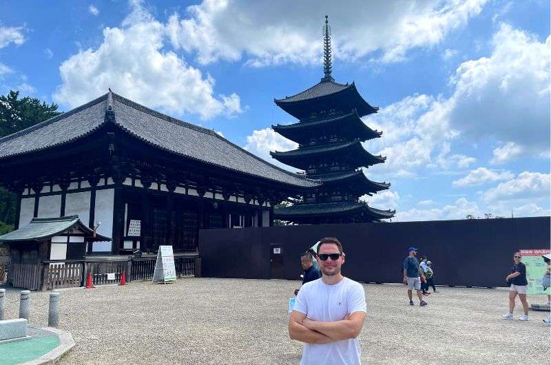 Horyu-ji  in Nara, Japan