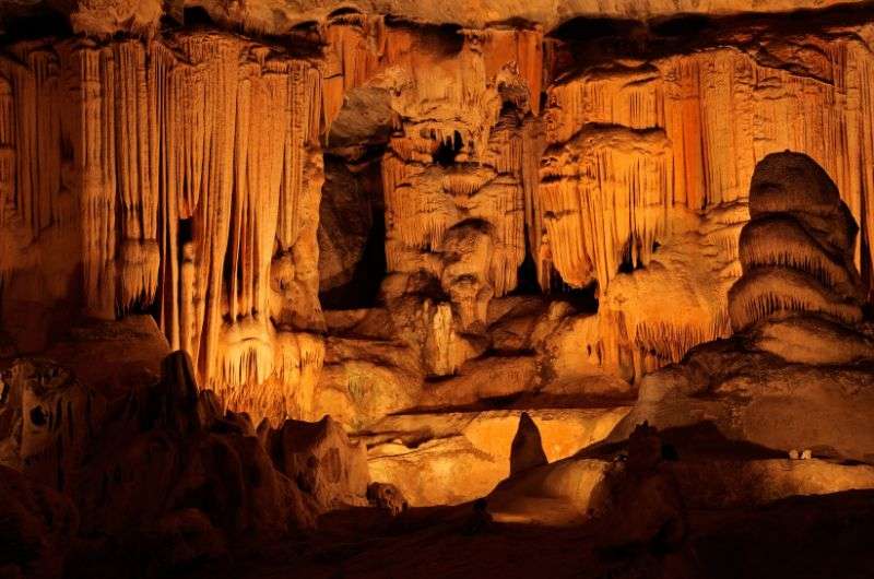 Cango caves interiors