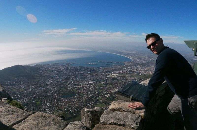 Table Mountain view of Cape Town