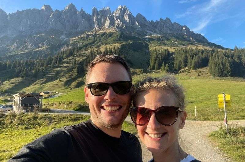 Couple hiking in Hochkonig, Austria, photo by Next level of travel