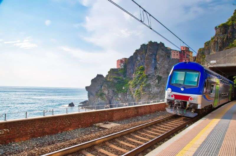 Manarola train station in Cinque Terre