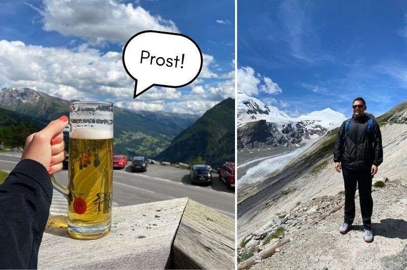 Hiking and drinking beer in Austria