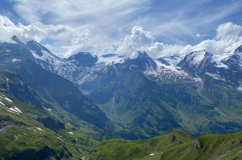 The mountains in the Austrian Alps