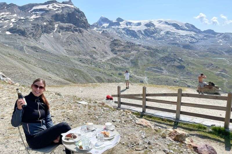 Hiking to Orionde, Cervinia, Italy