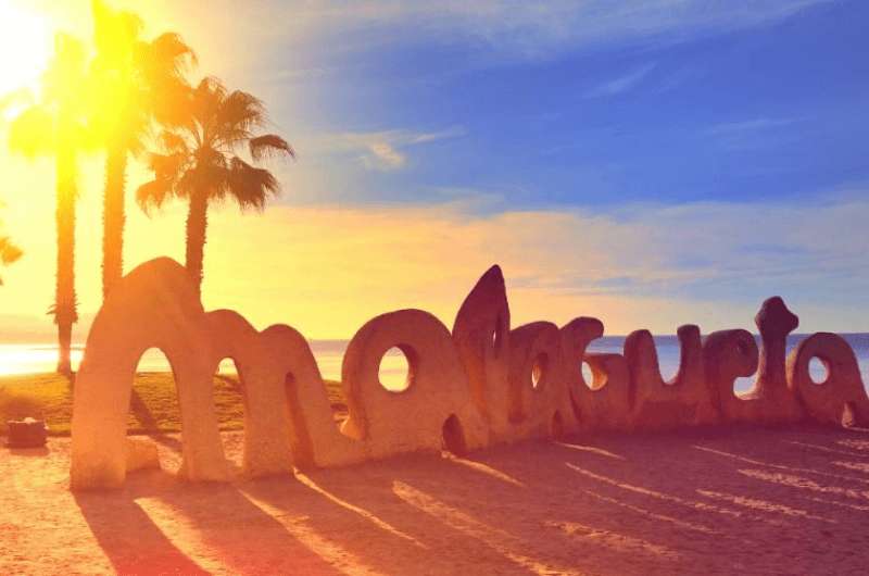 Malaga beach, Spain