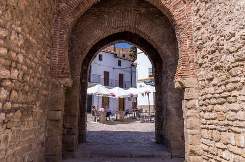 City gate in Ronda, Spain