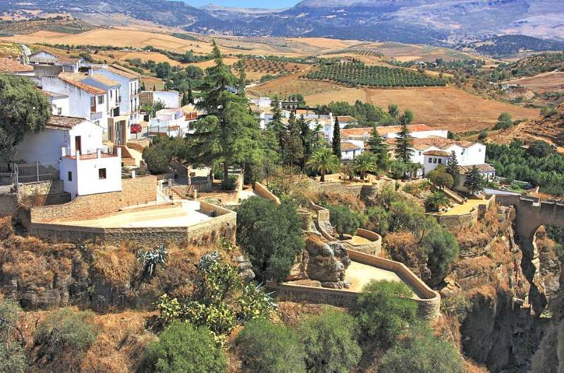 Viewpoints in Ronda, Spain