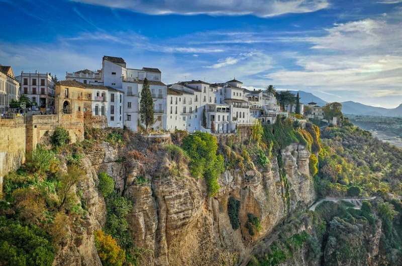 Views of Ronda in Spain