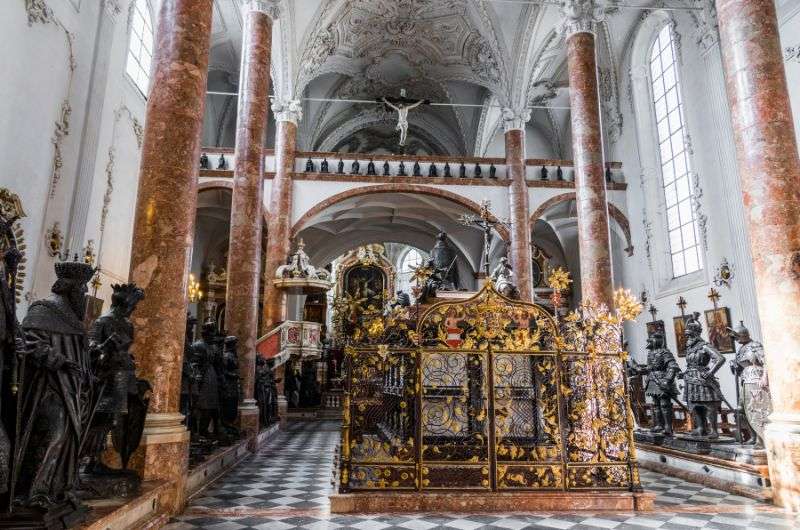 interior of the Court Church (Hofkirche), Innsbruck, Austria