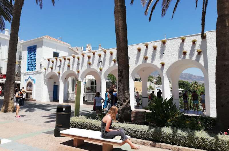 The Balcon Plaza in Nerja, Spain