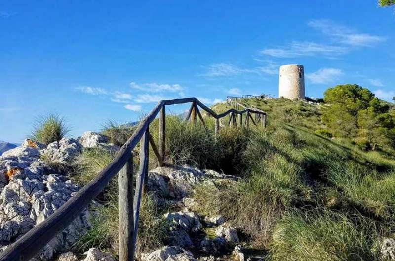 Vigía De Cerro Gordo Tower Viewpoint in Nerja, Spain