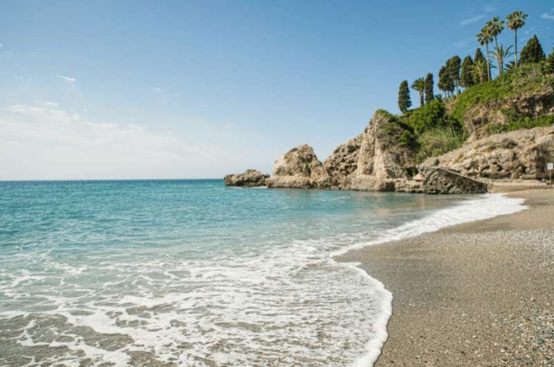 Beach in Nerja (Andalusia)