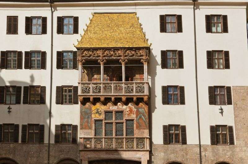 the Golden Roof in Innsbruck, Austria