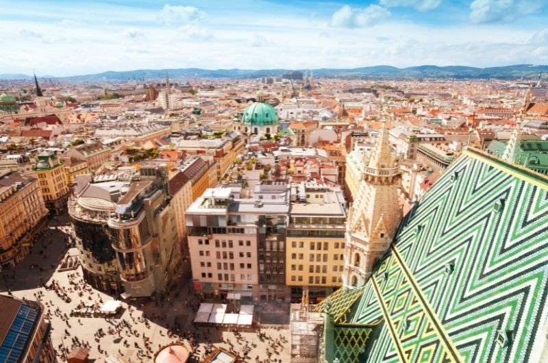 View of Vienna, Stephan’s Dom, Old Town 