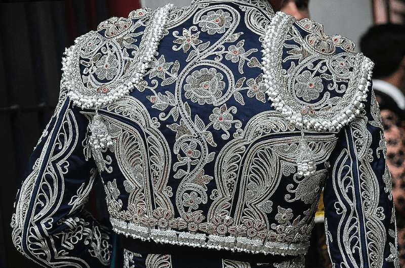 The coat of toreador, bullfighting in Spain