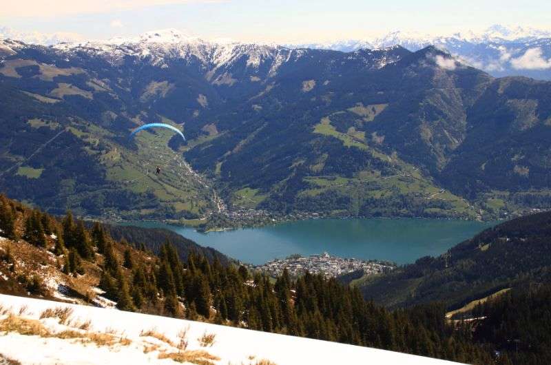 Schmittenhöhe view of Zell am See