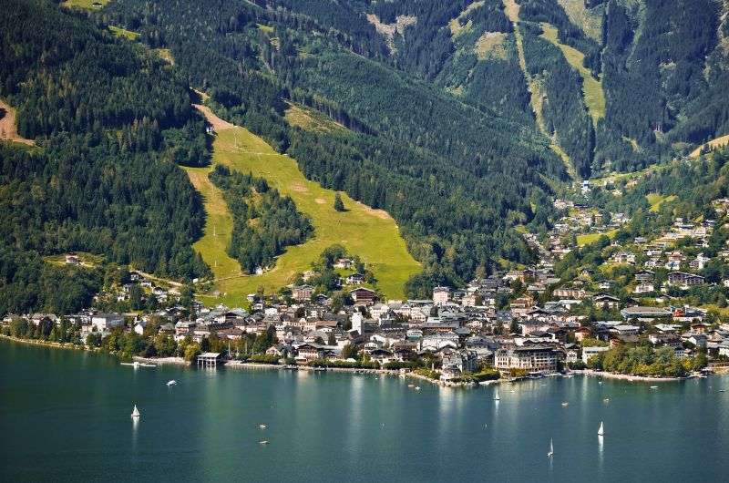 The Zeller Lake in Zell am See, Austria