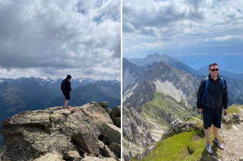 tourist, Grossglockner hike, Hohe Tauern National Park, photo by Next level of travel