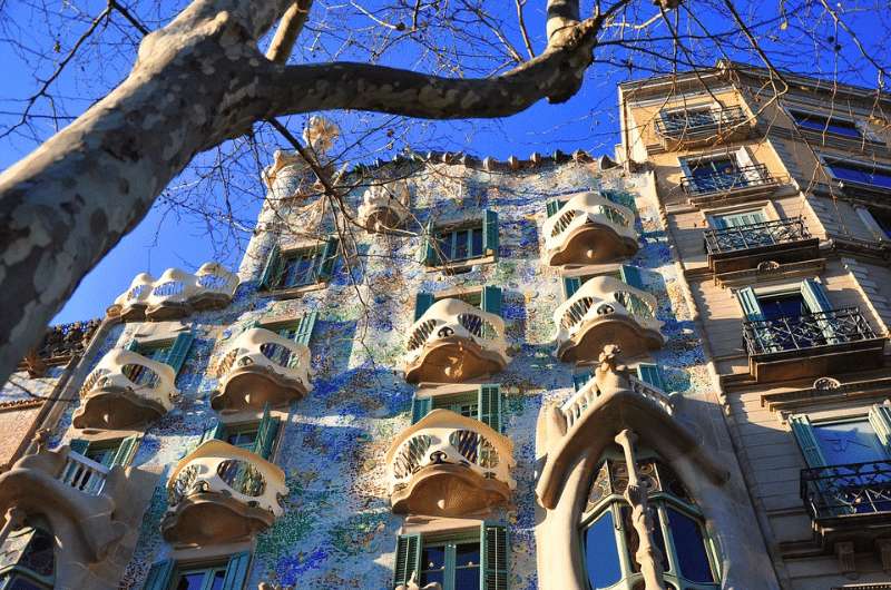 Casa Batlló in Barcelona, one of the best spots to see. 