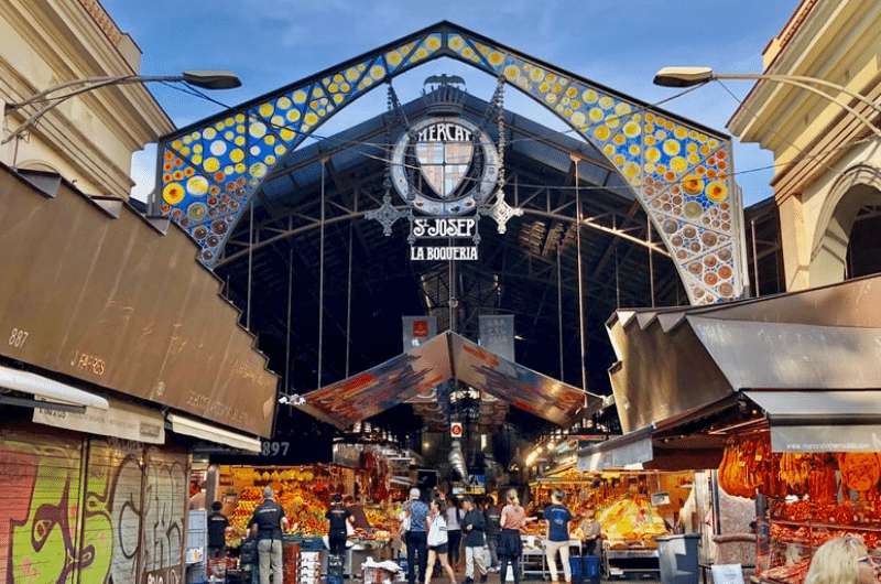 La Rambla, self-guided tour around Barcelona in Spain
