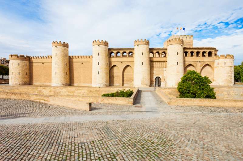 Aljaferia palace in Zaragoza, Spain