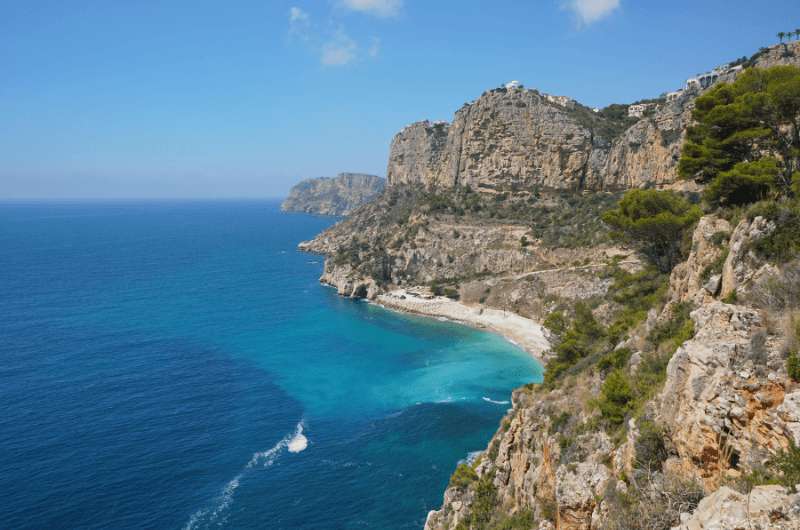 Cala Moriag, top beach in Spain