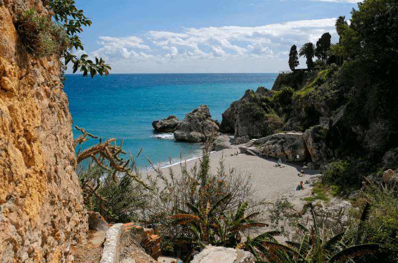 Carabeillo Beach near Nerja Spain