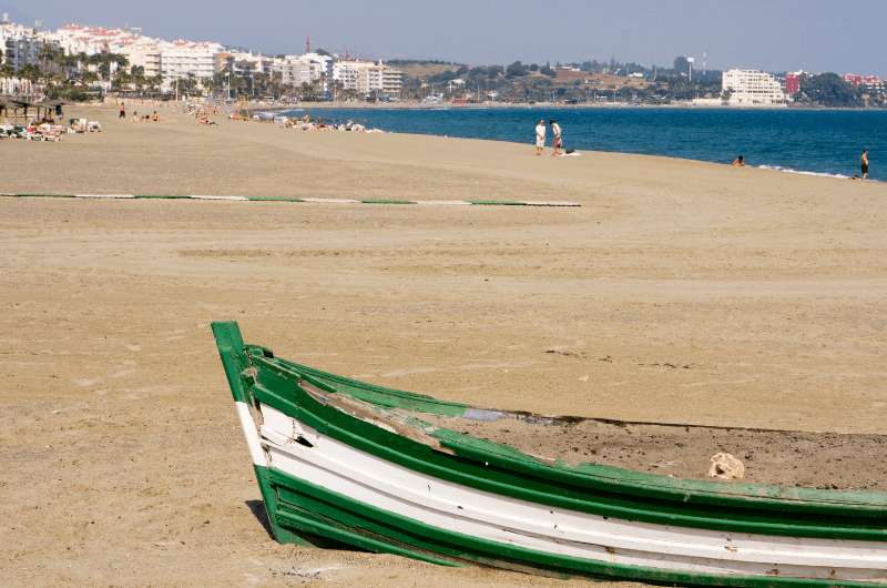 La Rada Beach near the Estepona beach town in Spain