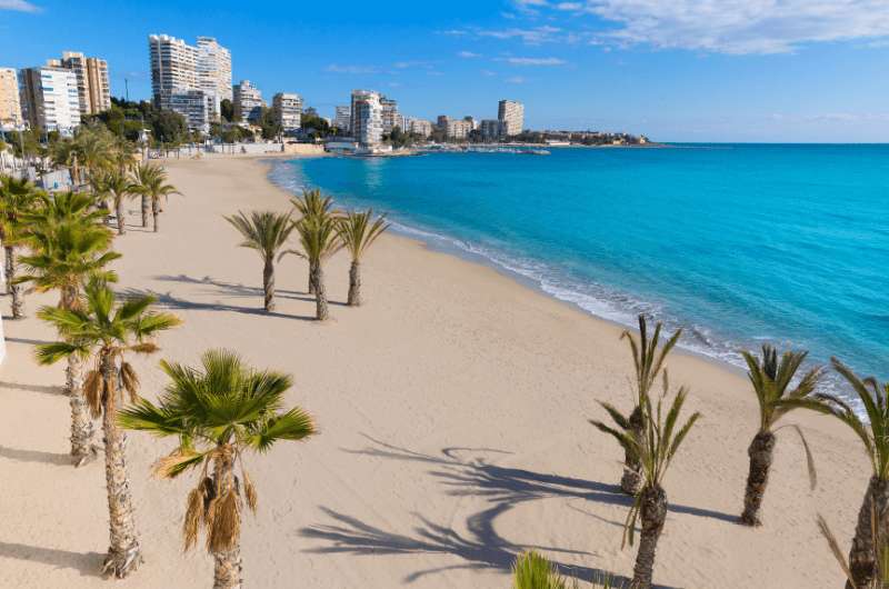 San Juan in Alicante, one of the best beaches in Spain