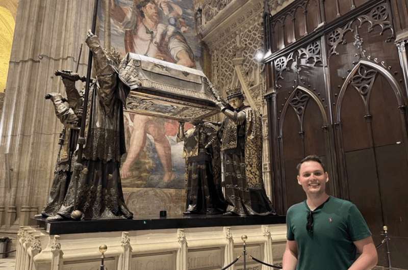 Christopher Columbus’ tomb in Sevilla