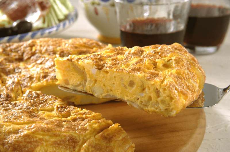 The Spanish omelet: the national food of Spain