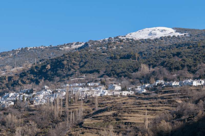 Driving to Bubión, Spain