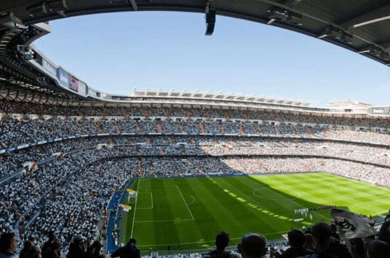 Real Madrid’s football stadium Santiago Bernabeu