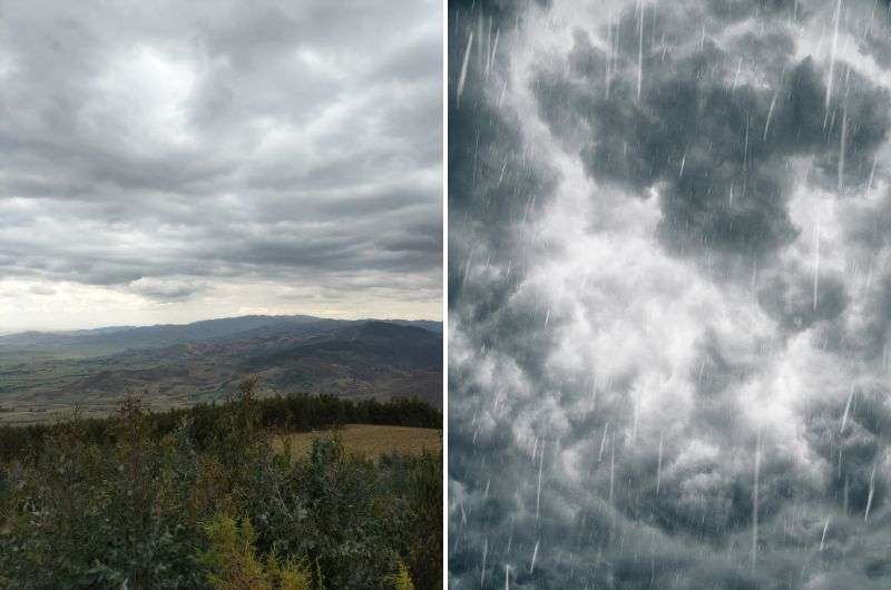 Rainy season in Mexico