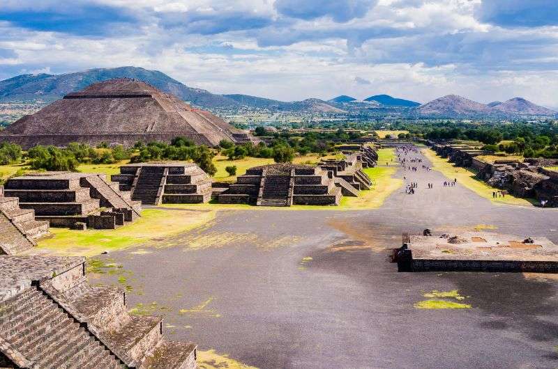 The Teotihuacans ancient culture, pyramids