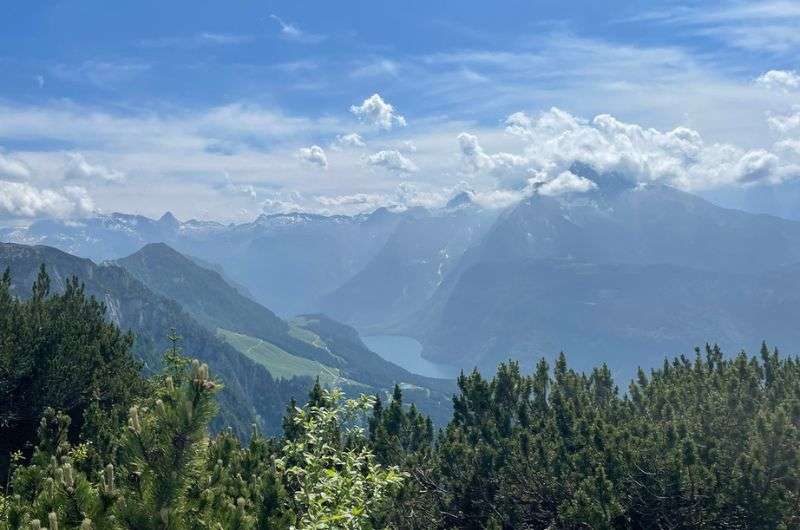 Views of the mountains on the hike to the Eagle’s Nest in Germany