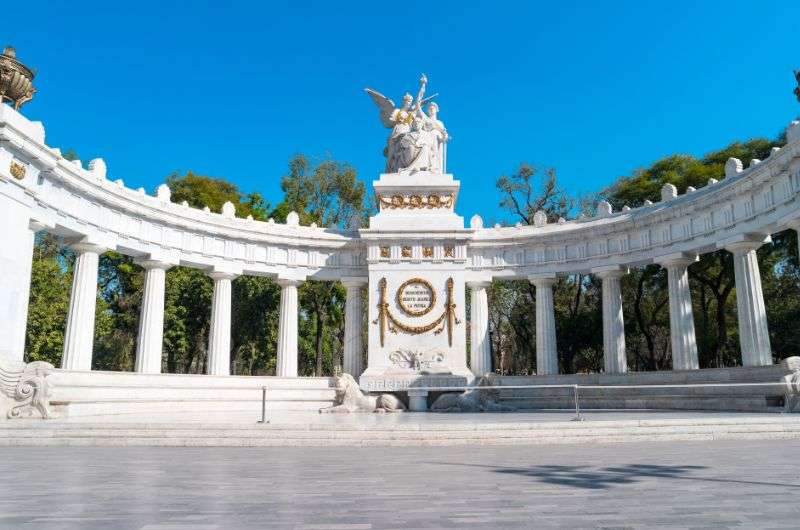 Alameda Park is a nice place in Mexico City.