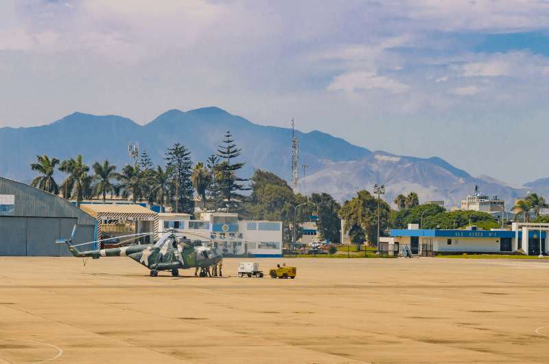 Lima airport, Peru 