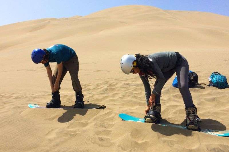 Sand rides in Lima, Peru