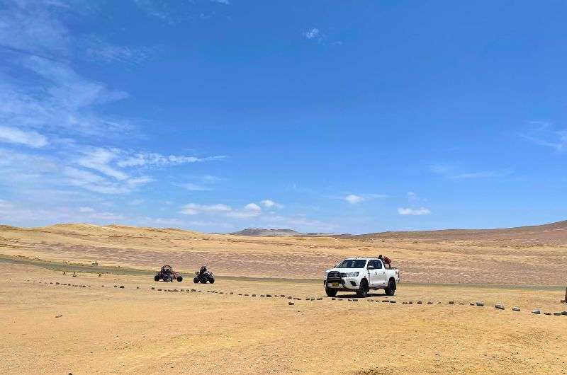 Driving through Paracas National Reserve in Peru, photo by Next Level of Travel