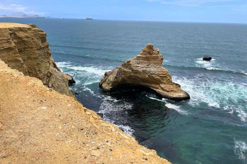Sea at Paracas National Reserve in Peru, photo by Next Level of Travel