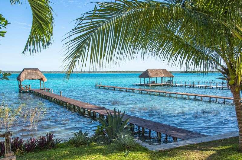 Bacalar Lagoon in Yucatán, Mexico