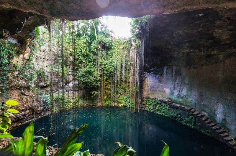 Swimming in Cenotes in Yucatán, Mexico