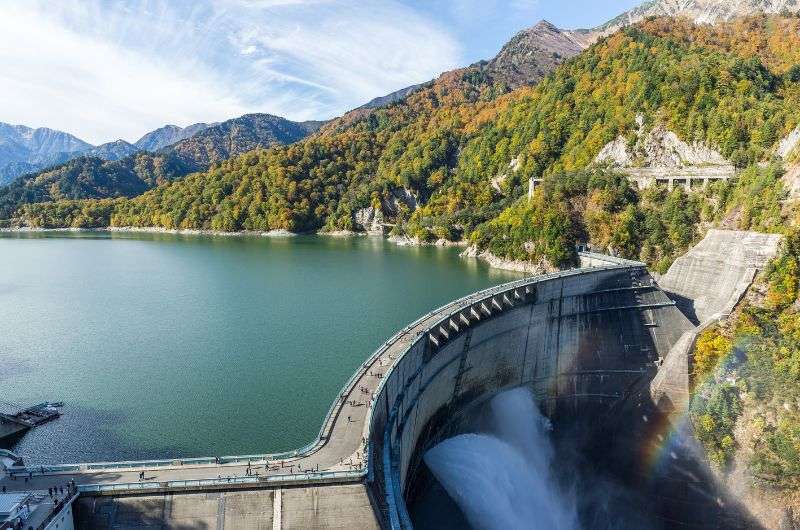 Chicoasén Dam in Sumidero Canyon, Mexico.