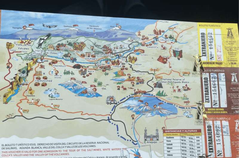 Colca Tourist Ticket, how to get to Colca Canyon