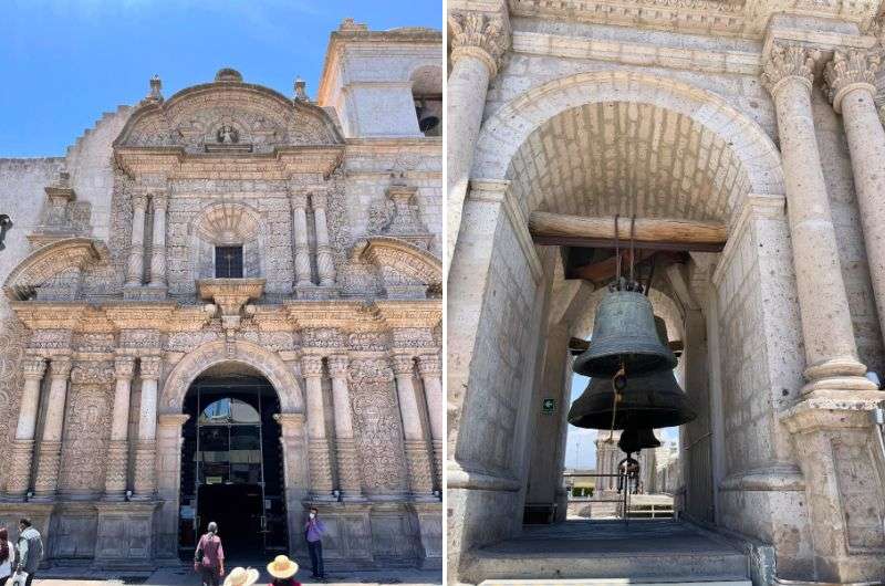 La Iglesia de la Compañía in Arequipa, Peru, photo by Next Level of Travel