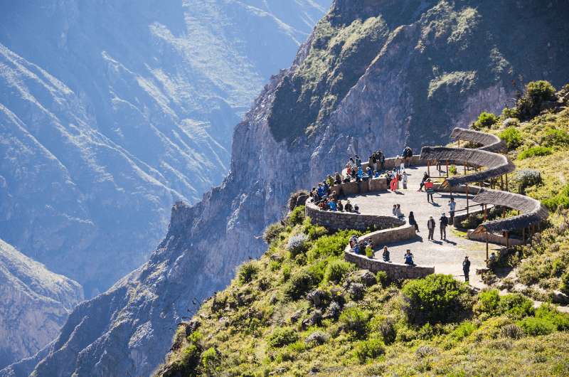 Colca Canyon viewing platforms, one of the best things  to see in Peru