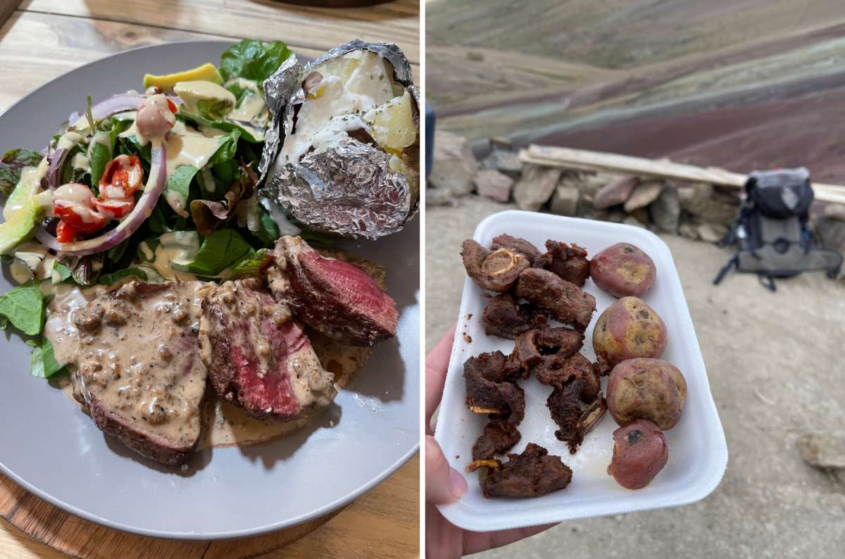 A collage showing two of delicious dishes with potatoes, a photo by Next Level of Travel