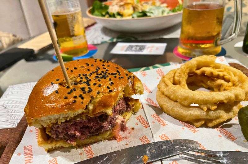 Getting hamburger in Peru, photo by NExt LEvel of Travel